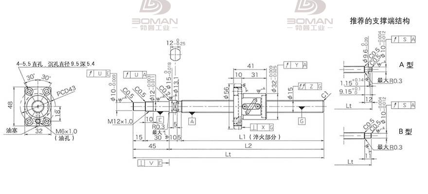 KURODA GP1504DS-BALR-0400B-C3S 日本黑田丝杆怎么样