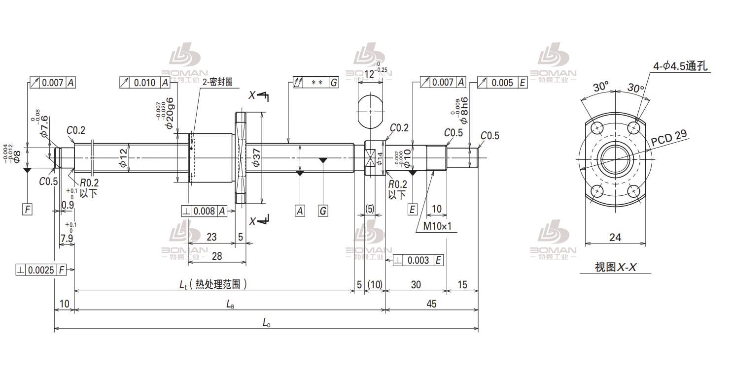 NSK W1201MA-1PY-C3Z2-FA标准滚珠丝杠